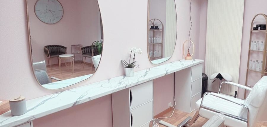 Intérieur du salon Valérie Coiffure
